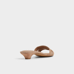 Scarletta Medium Brown Women's Heeled mules - Heeled mule, Kitten heel | Aldo online