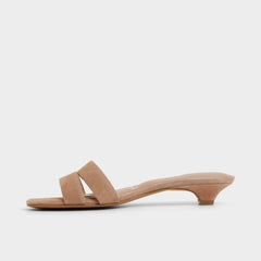 Scarletta Medium Brown Women's Heeled mules - Heeled mule, Kitten heel | Aldo online