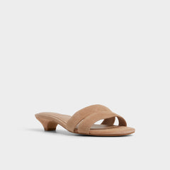 Scarletta Medium Brown Women's Heeled mules - Heeled mule, Kitten heel | Aldo online