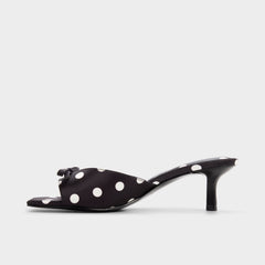 Belerose in Black White - Heeled mule, Stiletto heel | Aldo discount