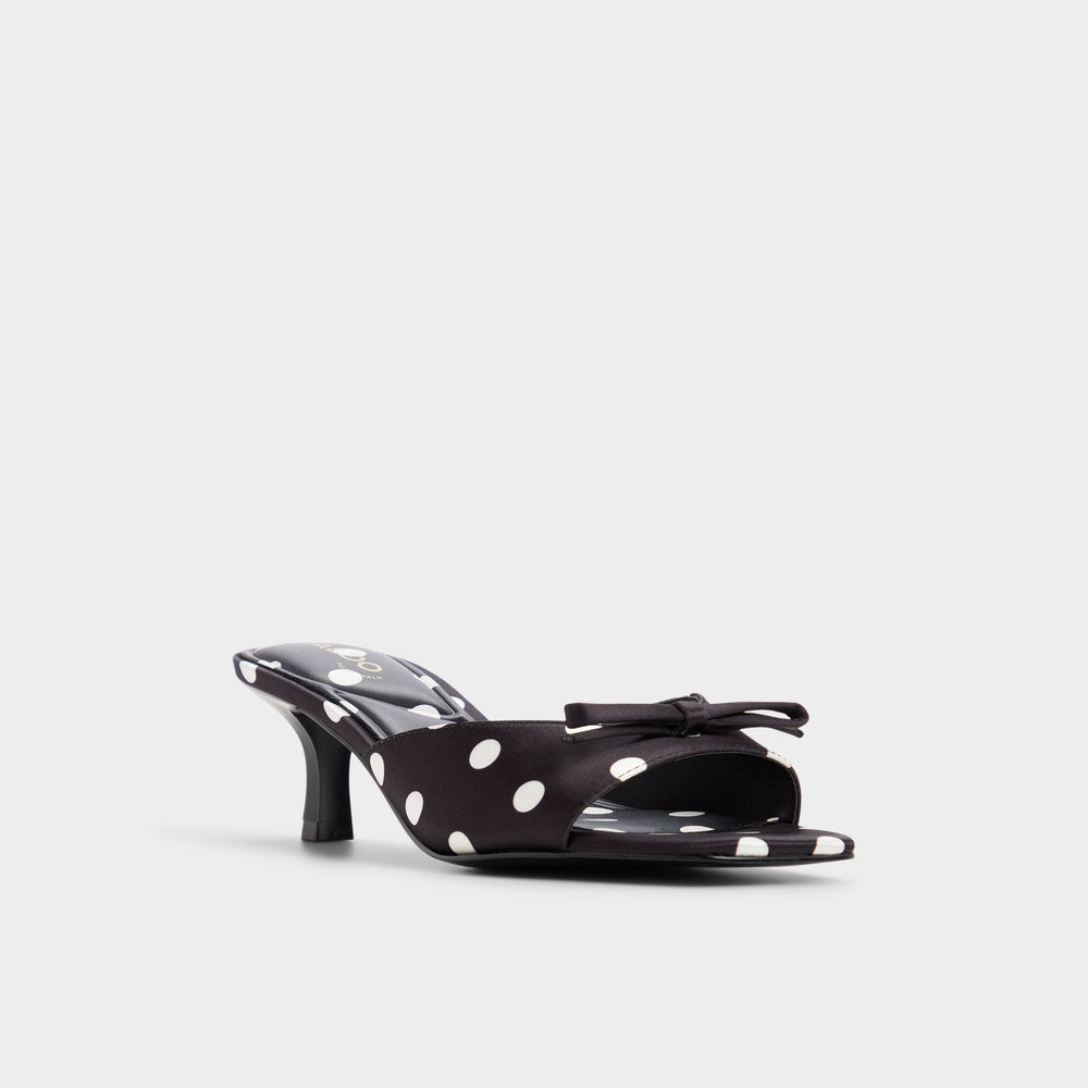 Belerose in Black White - Heeled mule, Stiletto heel | Aldo discount