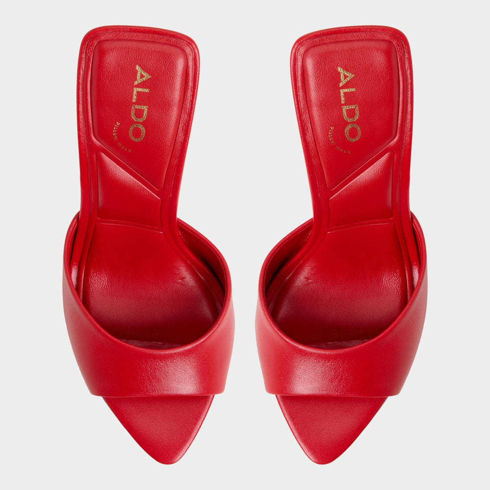 Madelan in Bright Red - Heeled mule, Stiletto heel | Aldo on sale