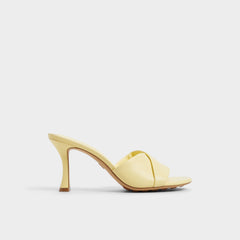 Lyhanna Light Yellow Women's Heeled mules - Heeled mule, Stiletto heel | Aldo outlet