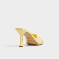 Lyhanna Light Yellow Women's Heeled mules - Heeled mule, Stiletto heel | Aldo outlet