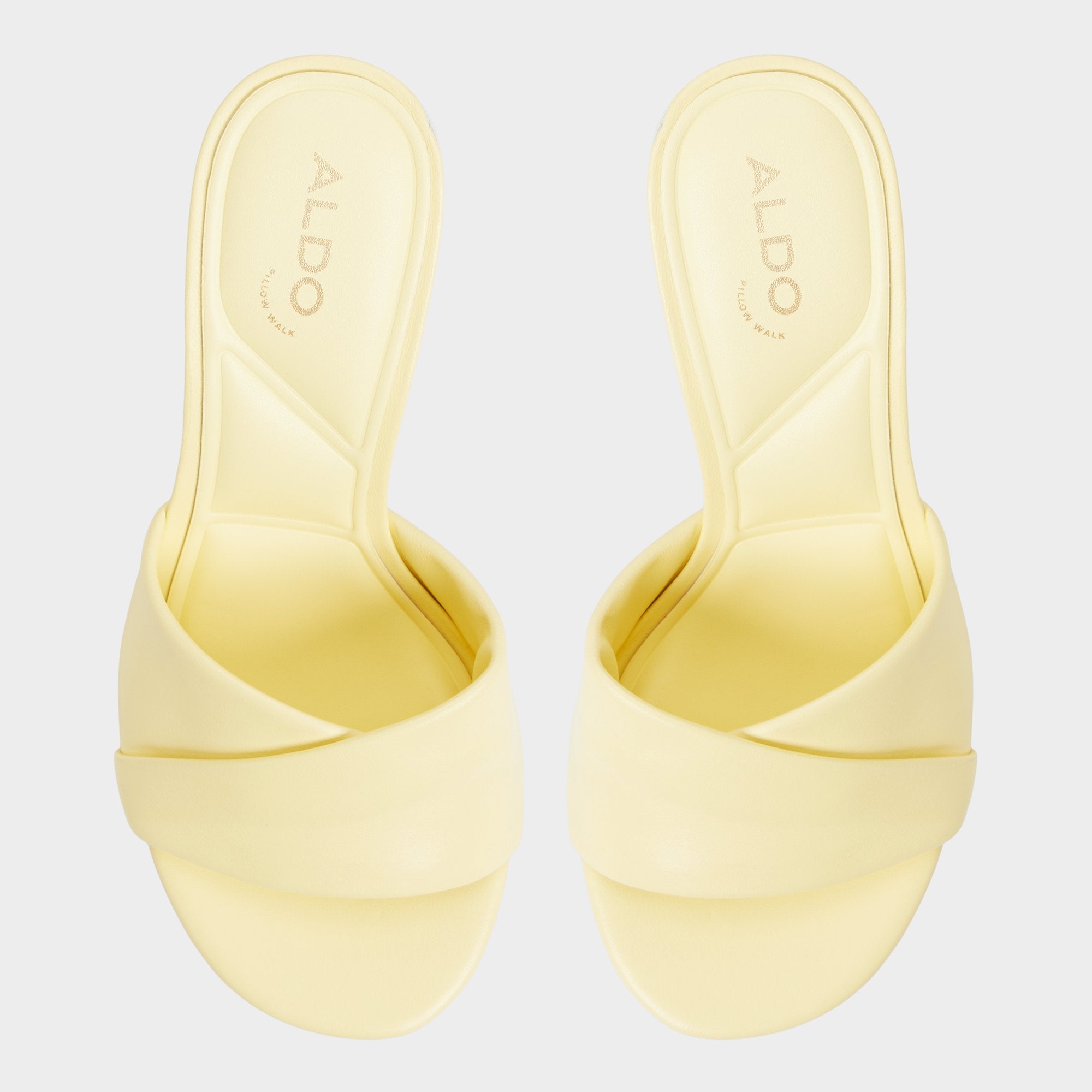 Lyhanna Light Yellow Women's Heeled mules - Heeled mule, Stiletto heel | Aldo outlet