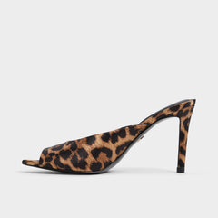 Elenara Brown Multi Women's Heeled mules - Heeled mule, Stiletto heel | Aldo sale