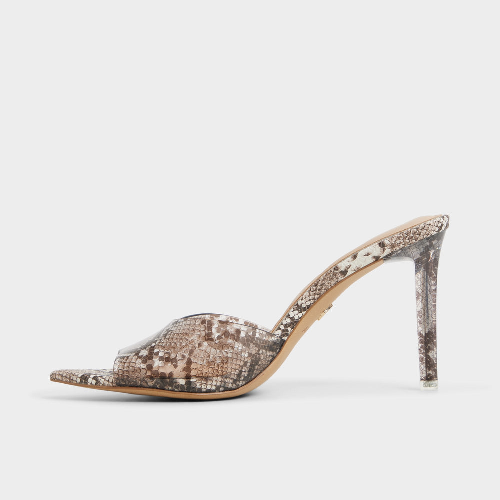 Anitabrilden Other Grey Women's Mule slides - Heeled mule, Stiletto heel | Aldo on sale