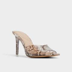 Anitabrilden Other Grey Women's Mule slides - Heeled mule, Stiletto heel | Aldo on sale