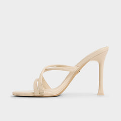Velaia Light Beige Women's Heeled mules - Heeled mule, Stiletto heel | Aldo for sale