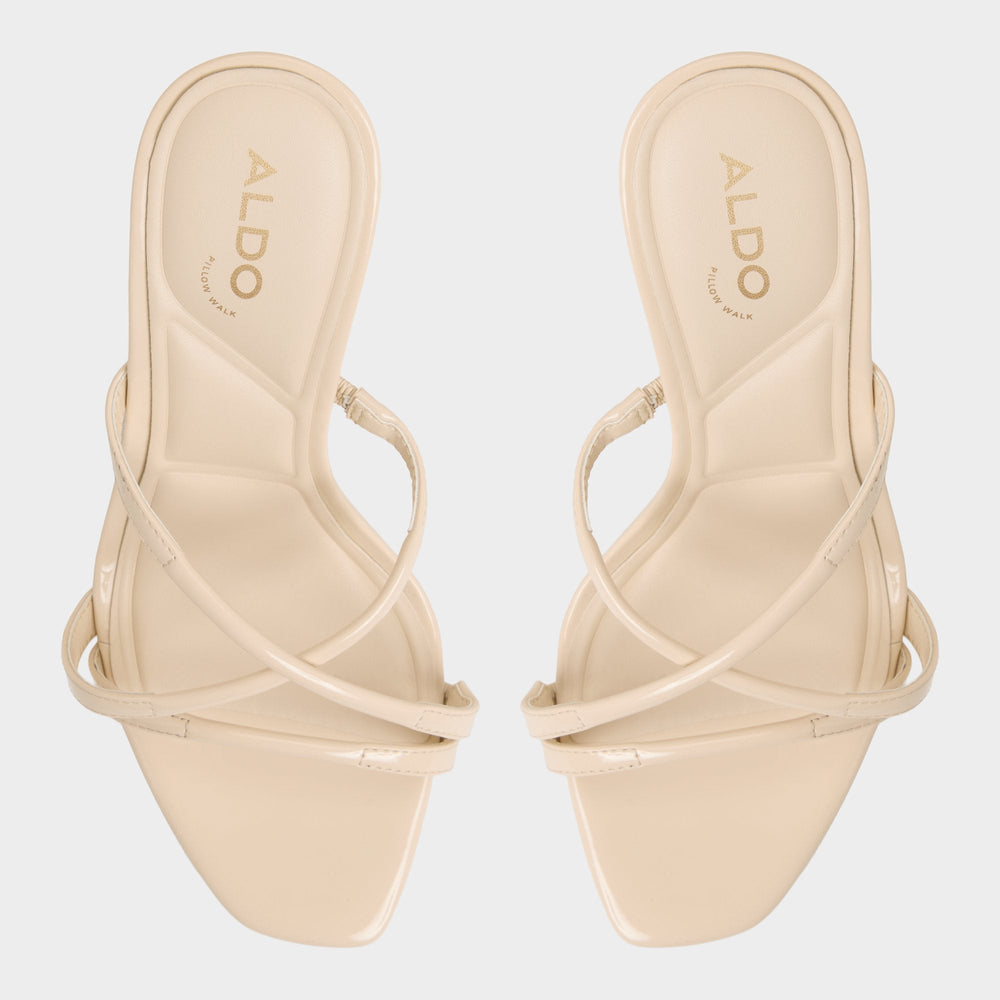 Velaia Light Beige Women's Heeled mules - Heeled mule, Stiletto heel | Aldo for sale