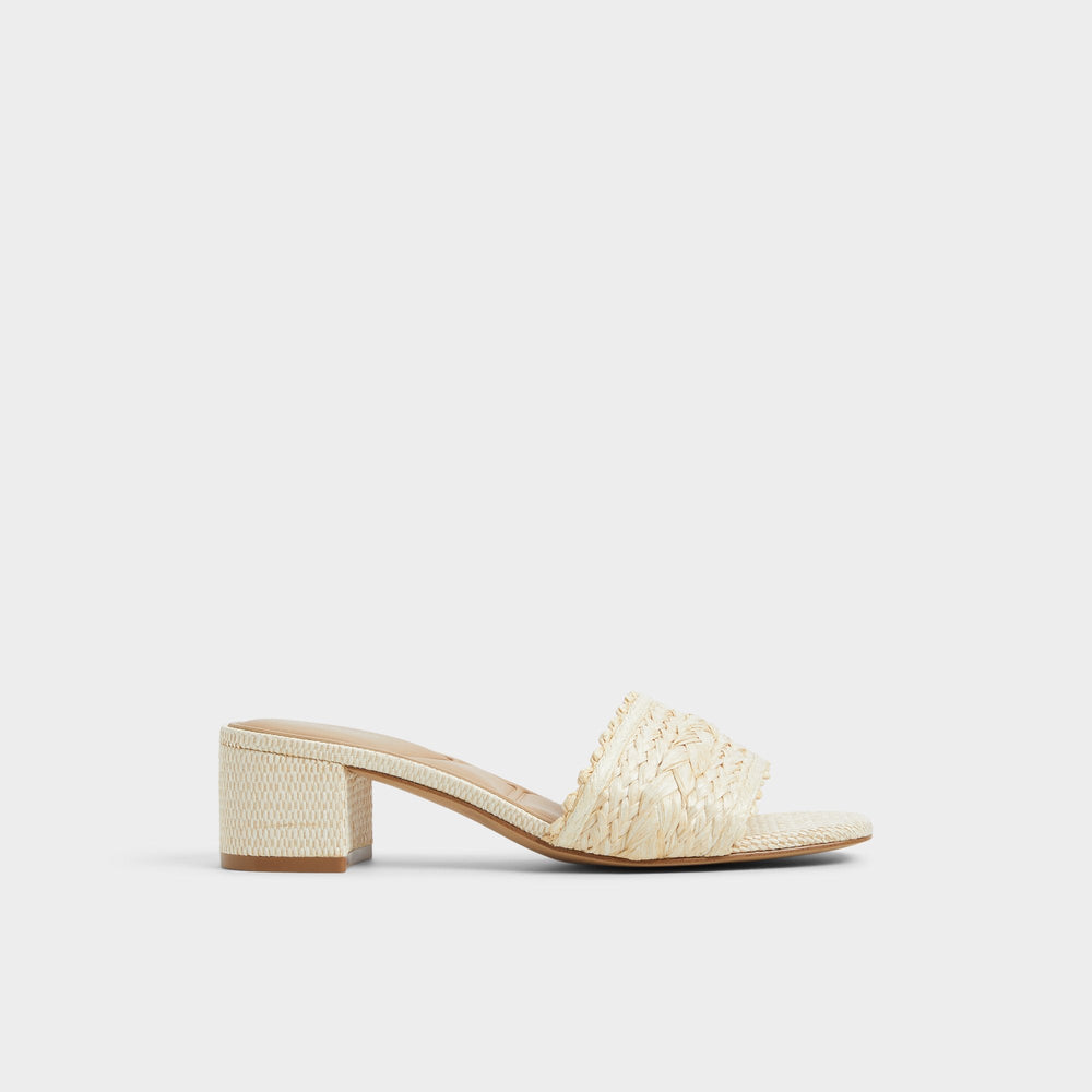 Claudina Natural Women's Block heels - Heeled mule, Block heel | Aldo online