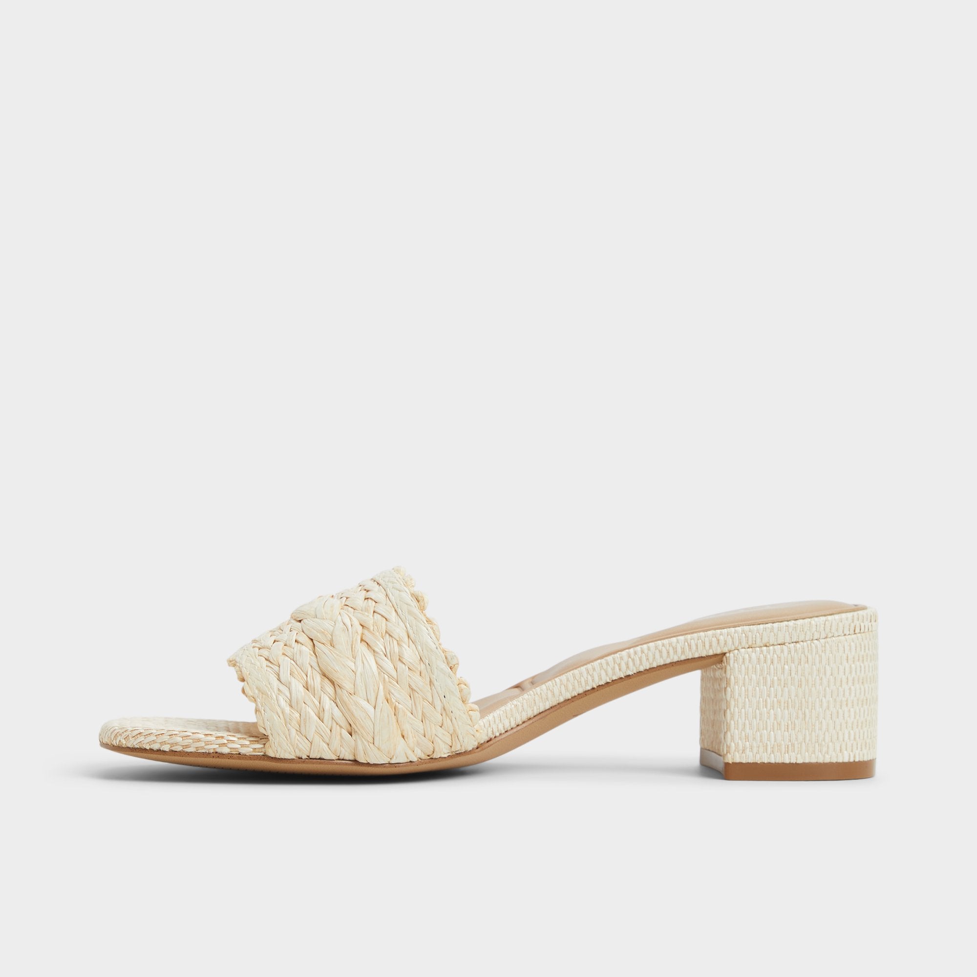 Claudina Natural Women's Block heels - Heeled mule, Block heel | Aldo online