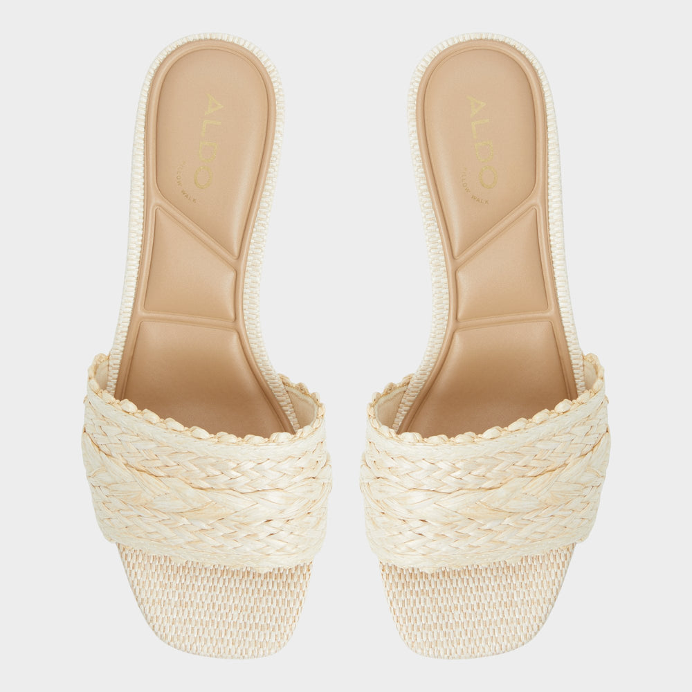Claudina Natural Women's Block heels - Heeled mule, Block heel | Aldo online
