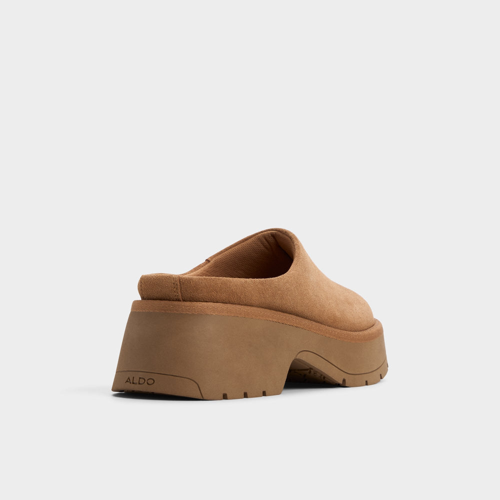 Academia Camel Women's Cold Weather Shoes - Heeled mule, Lug sole | Aldo sale