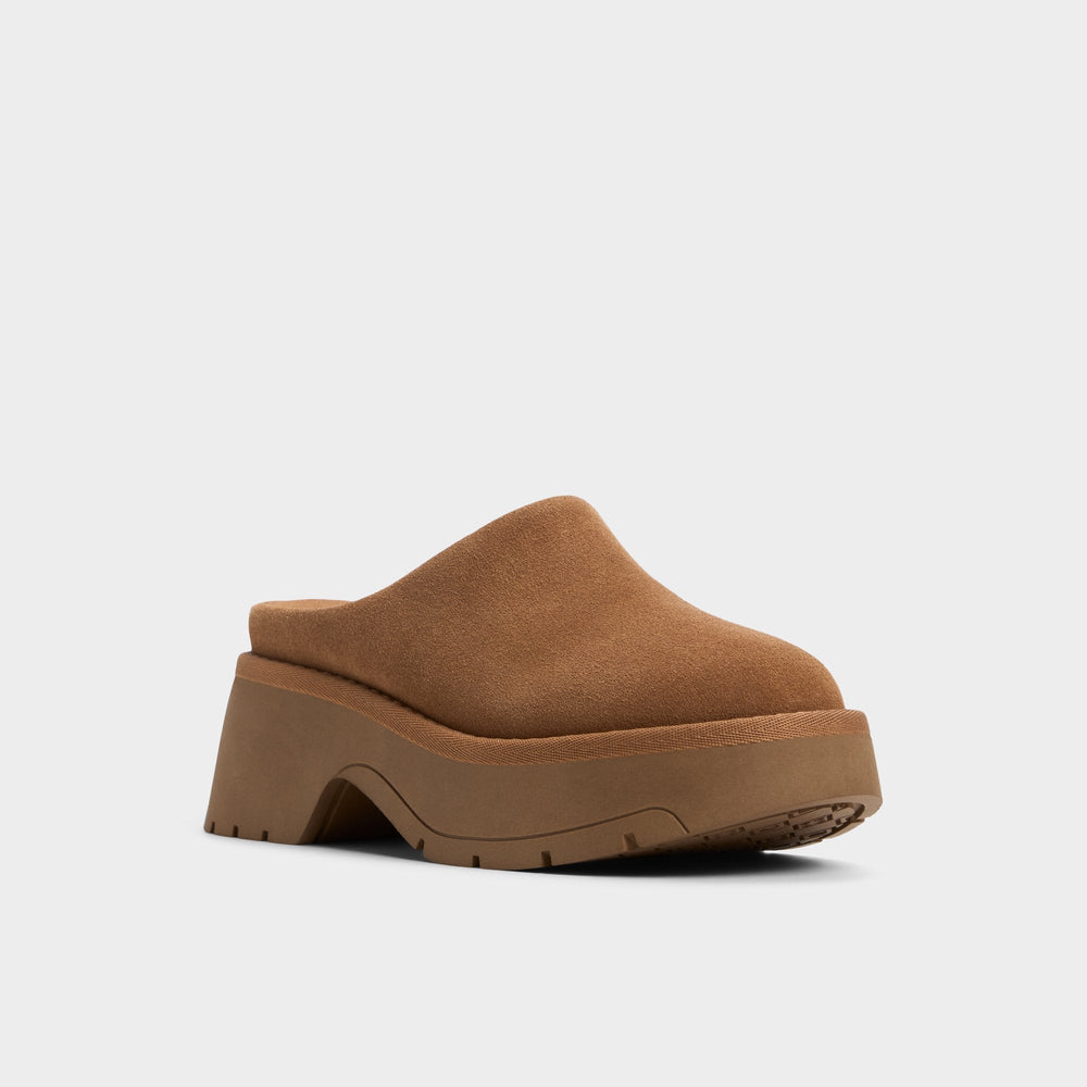 Academia Camel Women's Cold Weather Shoes - Heeled mule, Lug sole | Aldo sale
