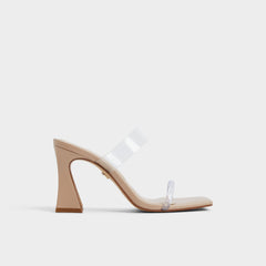 Calley Tan Women's Heeled mules - Heeled mule, Block heel | Aldo discount