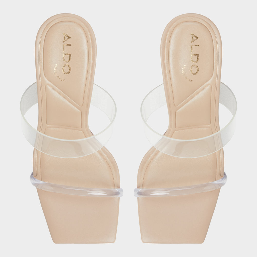 Calley Tan Women's Heeled mules - Heeled mule, Block heel | Aldo discount