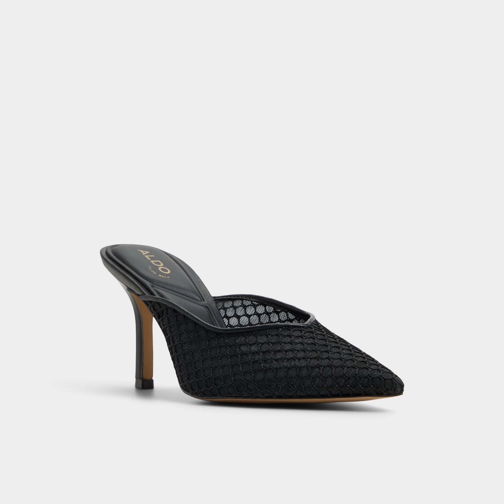Gamilia Black Women's Kitten heels - Heeled mule, Kitten heel | Aldo outlet