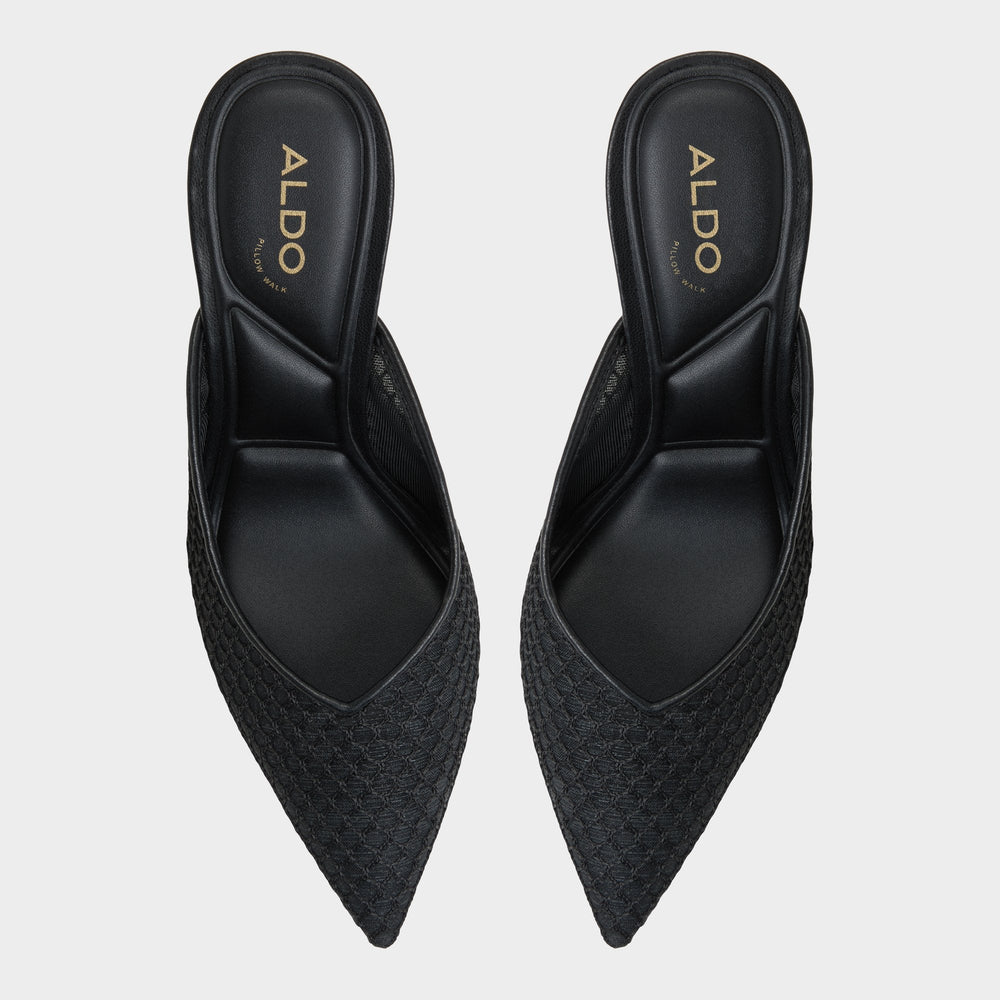 Gamilia Black Women's Kitten heels - Heeled mule, Kitten heel | Aldo outlet