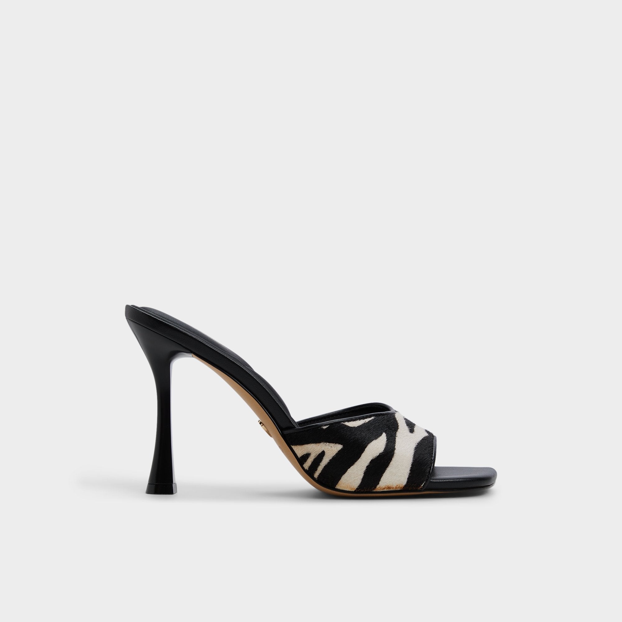 Evadalia White/Black Women's Heeled mules - Heeled mule | Aldo for sale