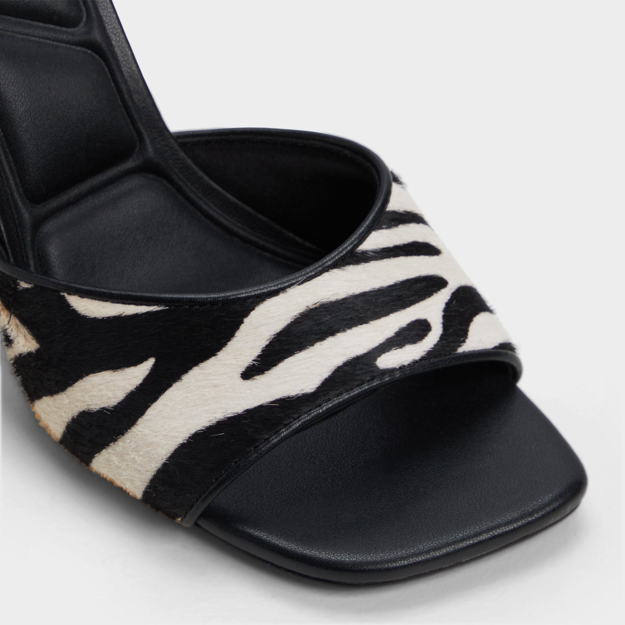 Evadalia White/Black Women's Heeled mules - Heeled mule | Aldo for sale