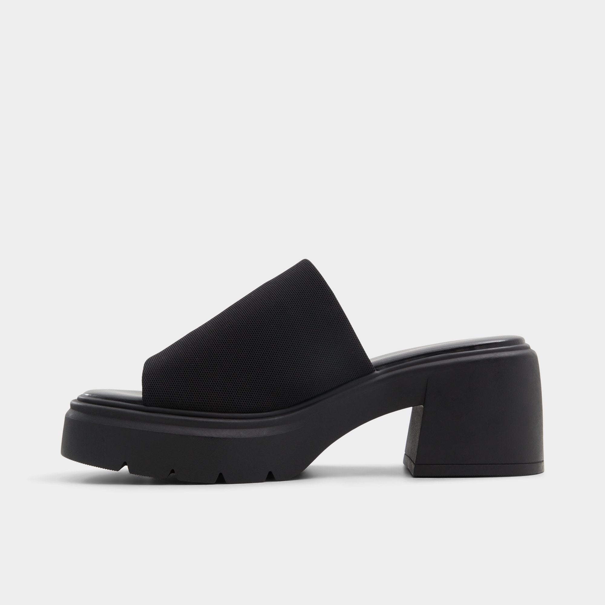 Harrietta Black Women's Wedges - Heeled mule, Block heel | Aldo online