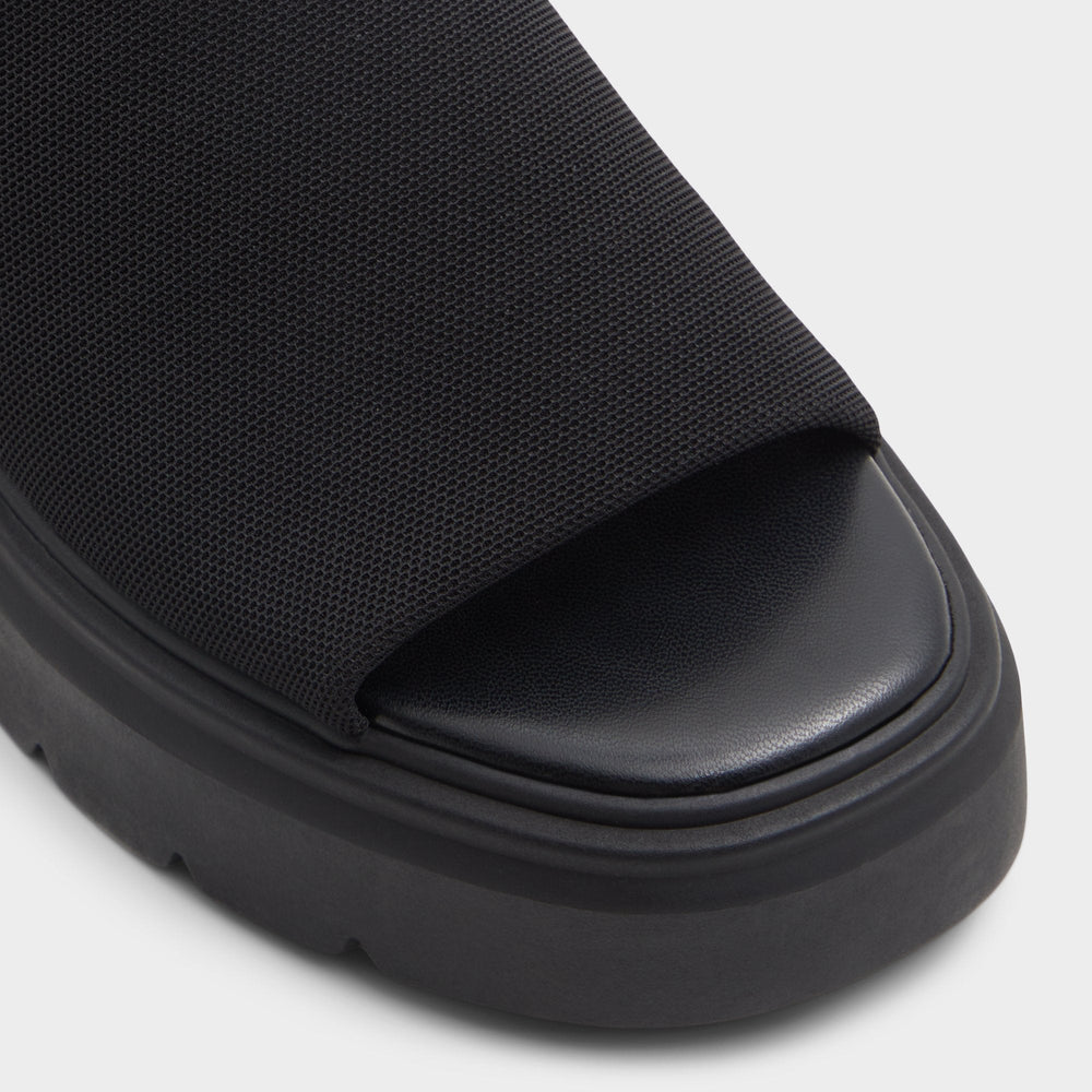 Harrietta Black Women's Wedges - Heeled mule, Block heel | Aldo online