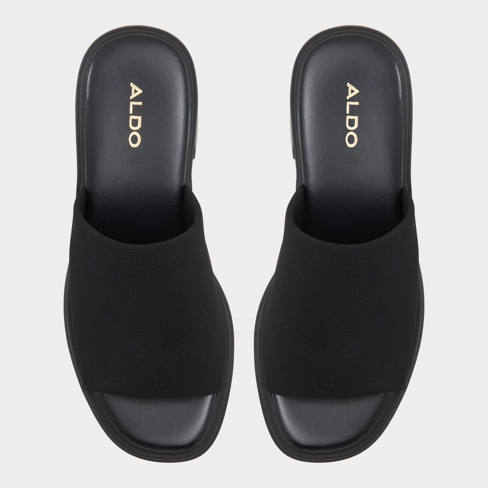 Harrietta Black Women's Wedges - Heeled mule, Block heel | Aldo online