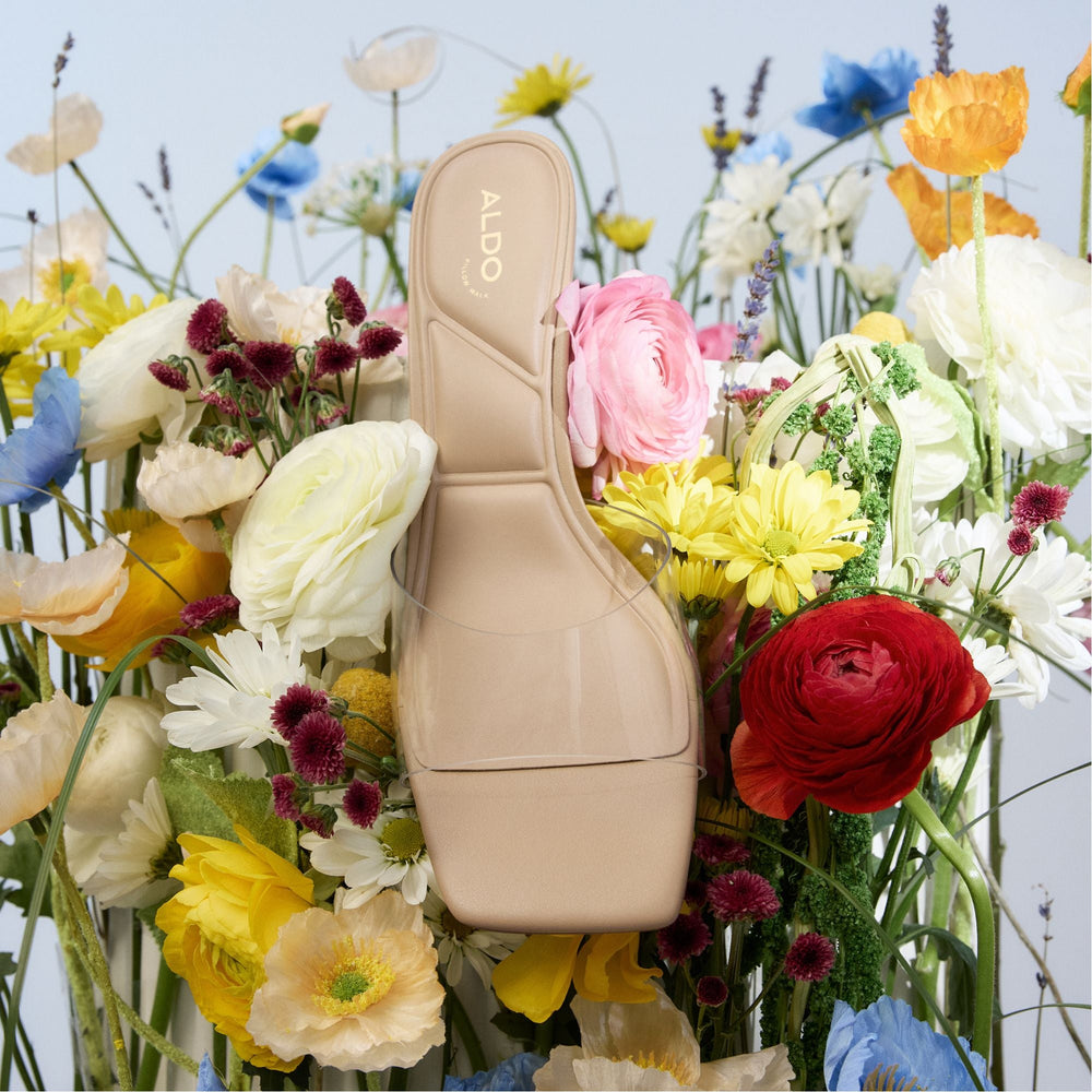 Enchanting Tan Women's Heeled mules - Heeled mule, Kitten heel | Aldo discount