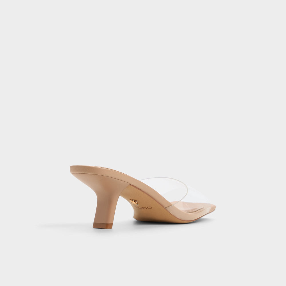 Enchanting Tan Women's Heeled mules - Heeled mule, Kitten heel | Aldo discount