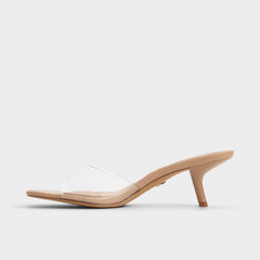 Enchanting Tan Women's Heeled mules - Heeled mule, Kitten heel | Aldo discount