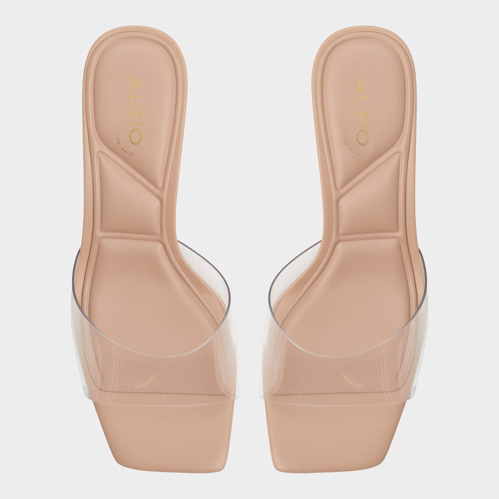 Enchanting Tan Women's Heeled mules - Heeled mule, Kitten heel | Aldo discount