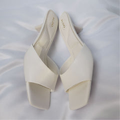 Enchanting White Women's Heeled mules - Heeled mule, Kitten heel | Aldo sale