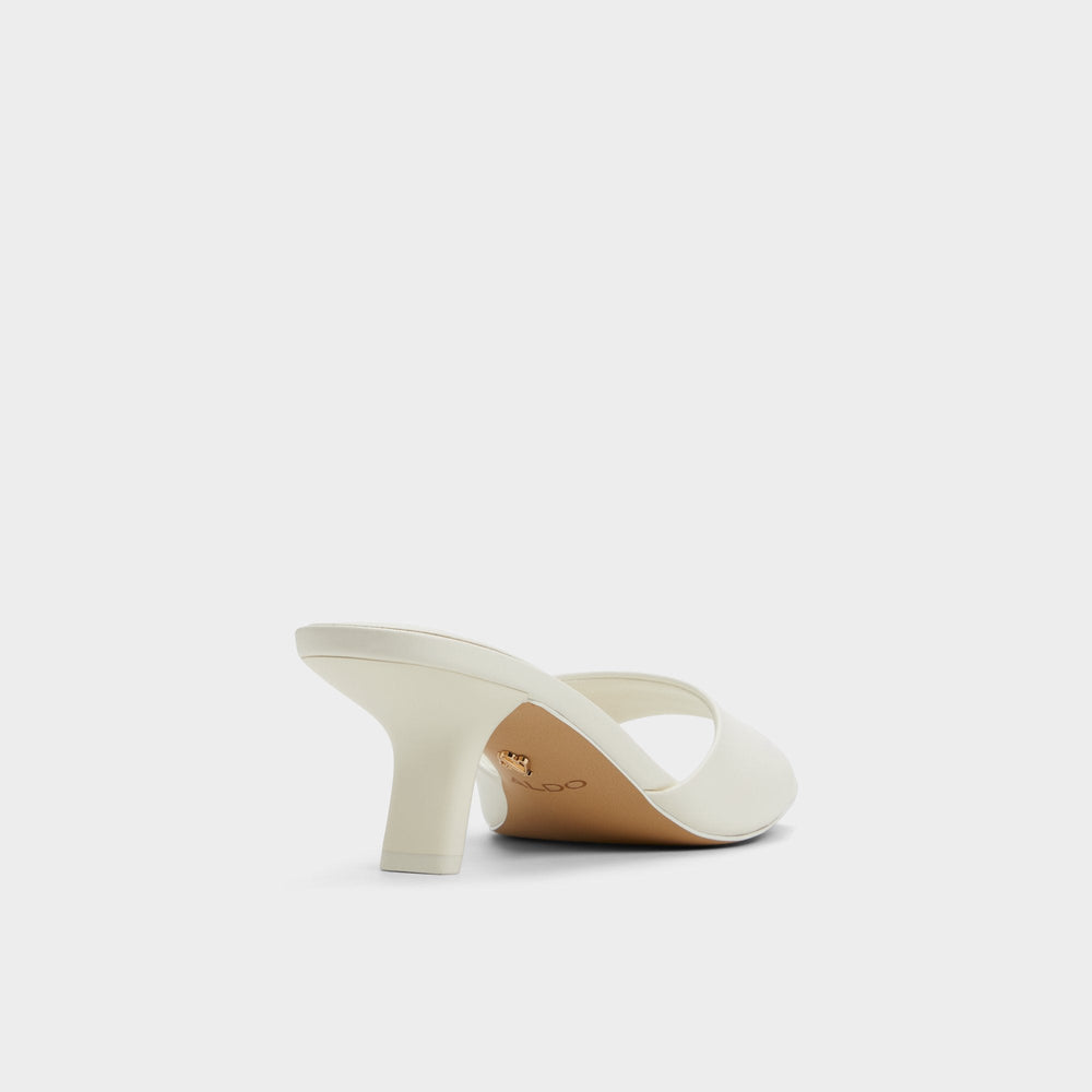 Enchanting White Women's Heeled mules - Heeled mule, Kitten heel | Aldo sale