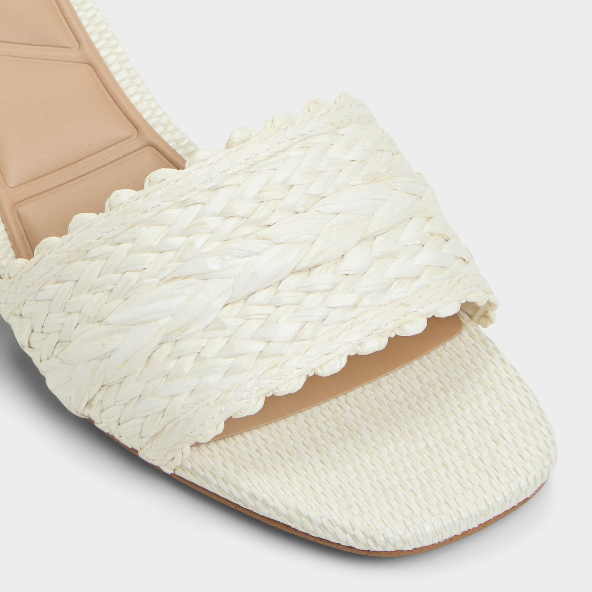 Claudina White/Bone Women's Block heels - Heeled mule, Block heel | Aldo on sale