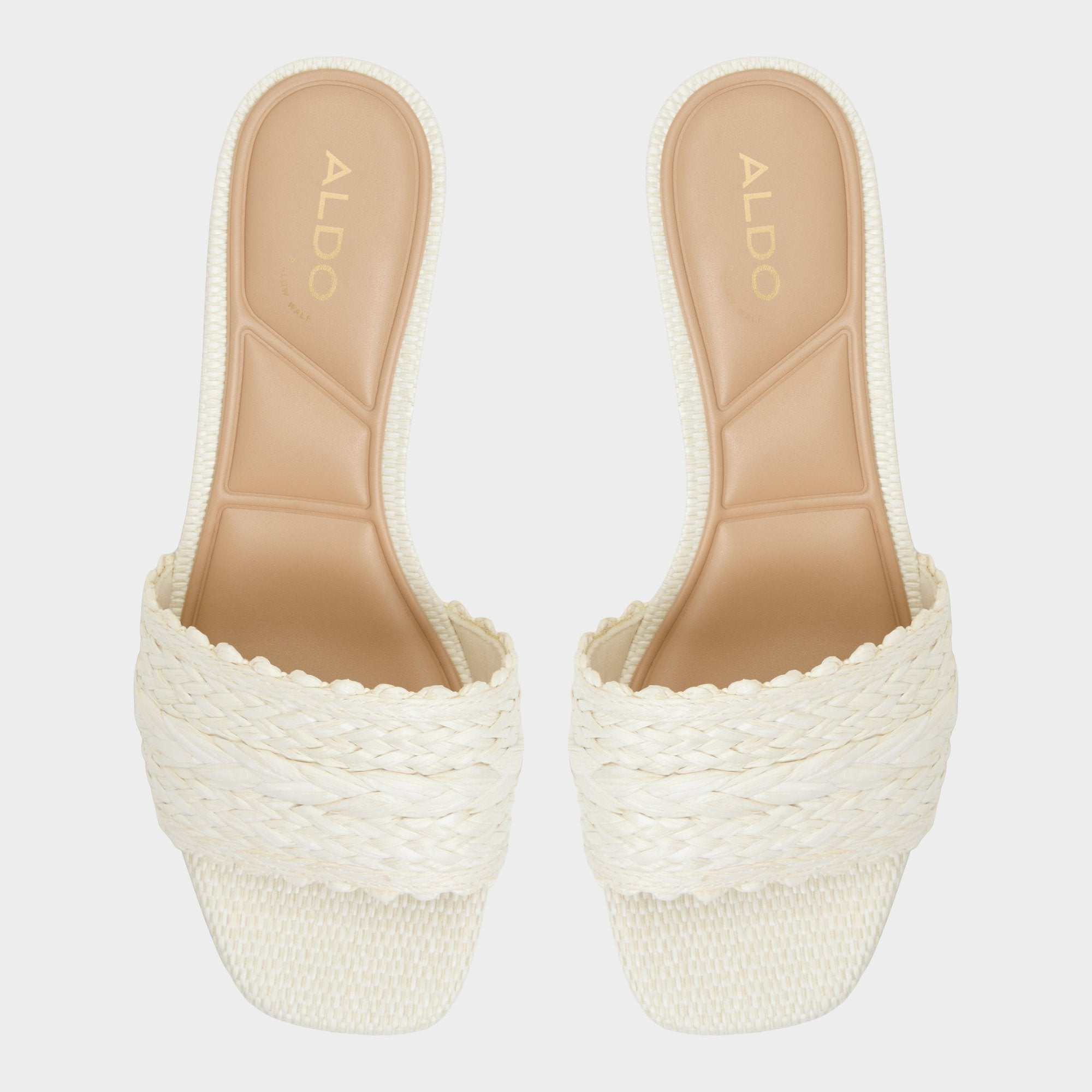 Claudina White/Bone Women's Block heels - Heeled mule, Block heel | Aldo on sale