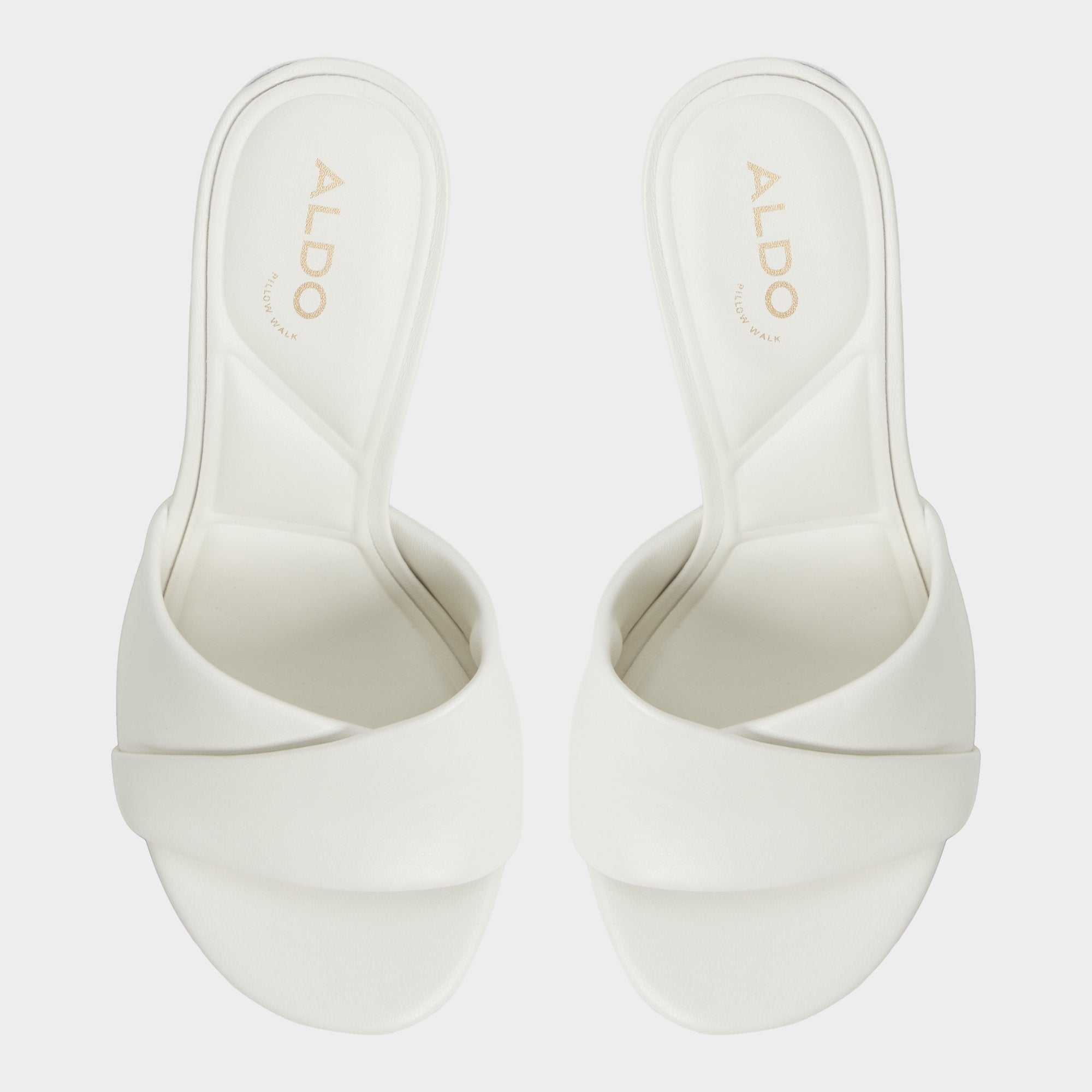 Lyhanna White/Bone Women's Heeled mules - Heeled mule, Stiletto heel | Aldo for sale