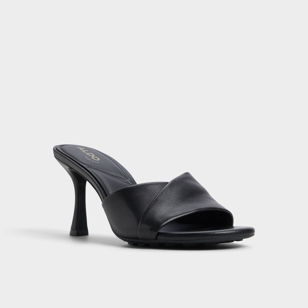 Lyhanna Black Women's Heeled mules - Heeled mule, Stiletto heel | Aldo online