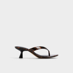 Jump in Open Brown - Heeled flip flop, Kitten heel | Aldo on sale