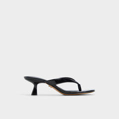 Jump Black Women's Strappy sandals - Heeled flip flop, Kitten heel | Aldo for sale