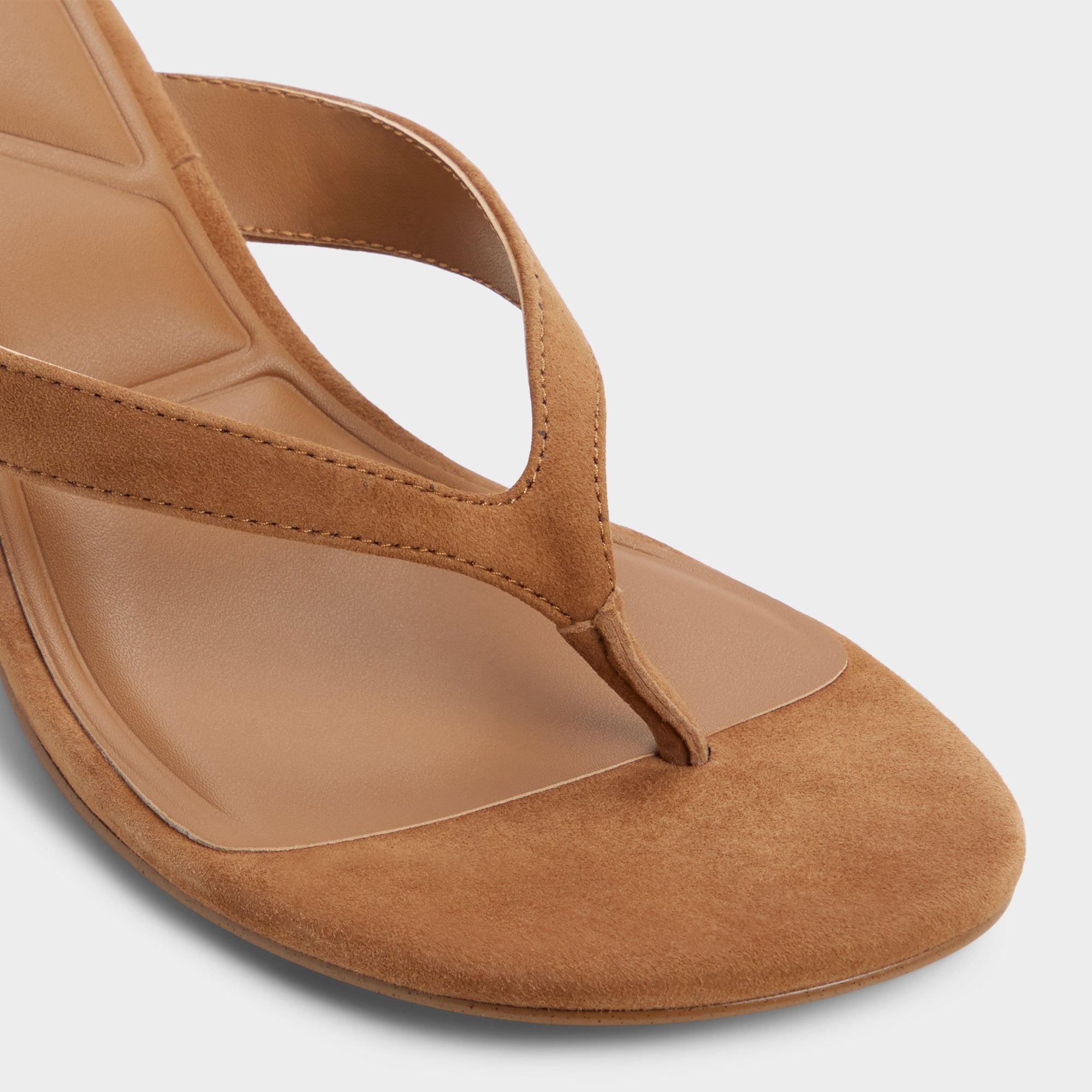 Jump in Medium Brown - Heeled flip flop, Kitten heel | Aldo online