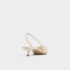 Violettia in Light Beige - Sling back high heel, Kitten heel | Aldo discount