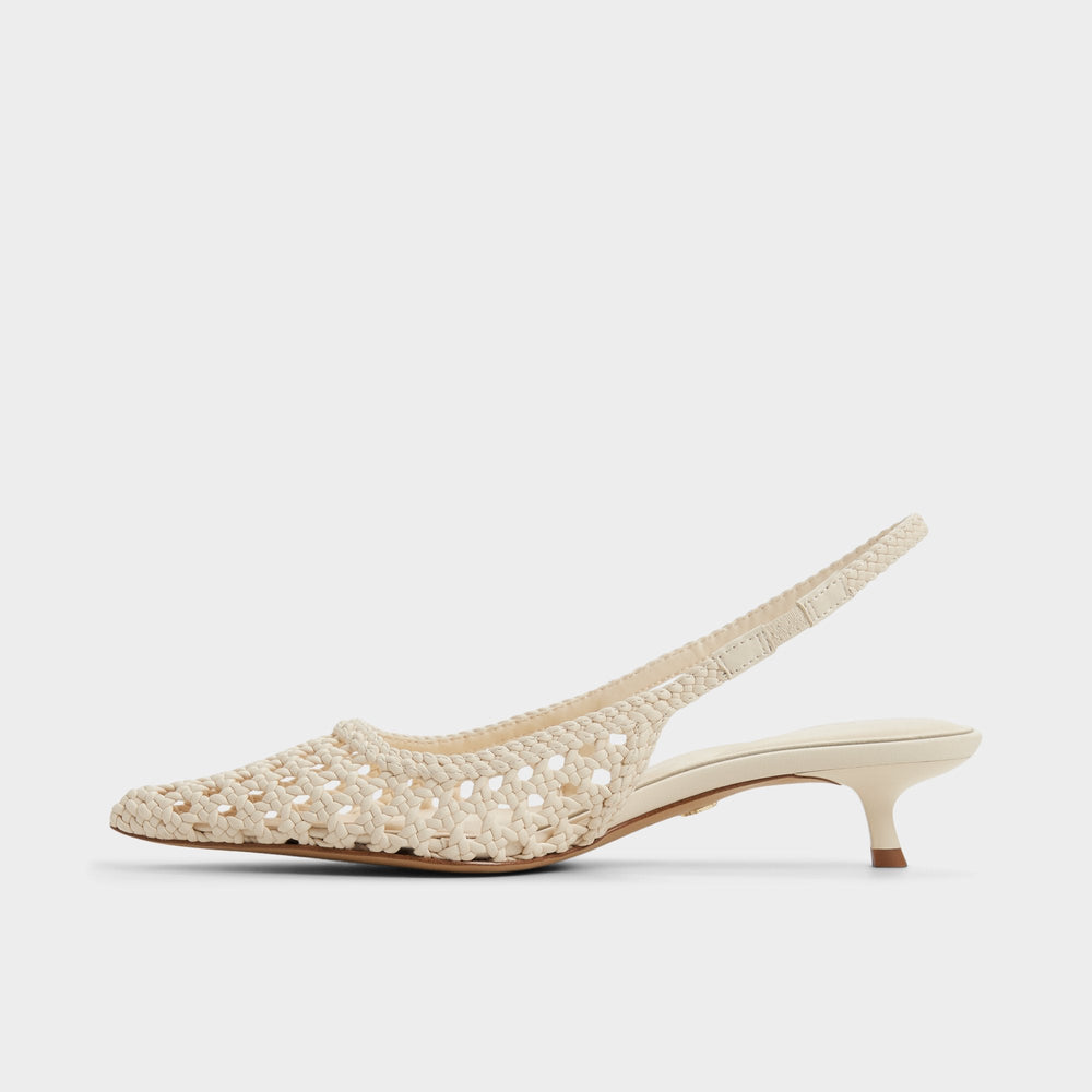 Violettia in Light Beige - Sling back high heel, Kitten heel | Aldo discount