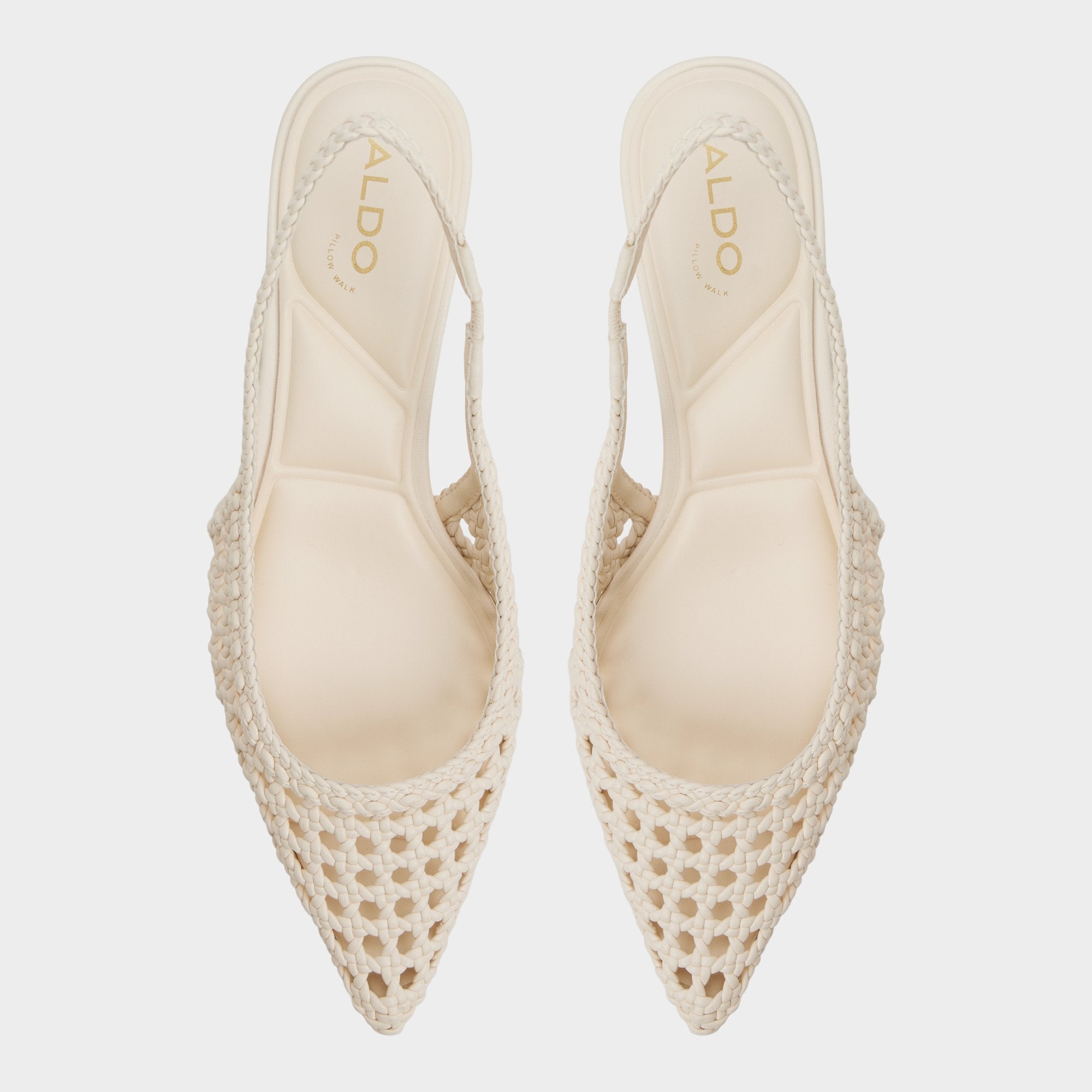 Violettia in Light Beige - Sling back high heel, Kitten heel | Aldo discount