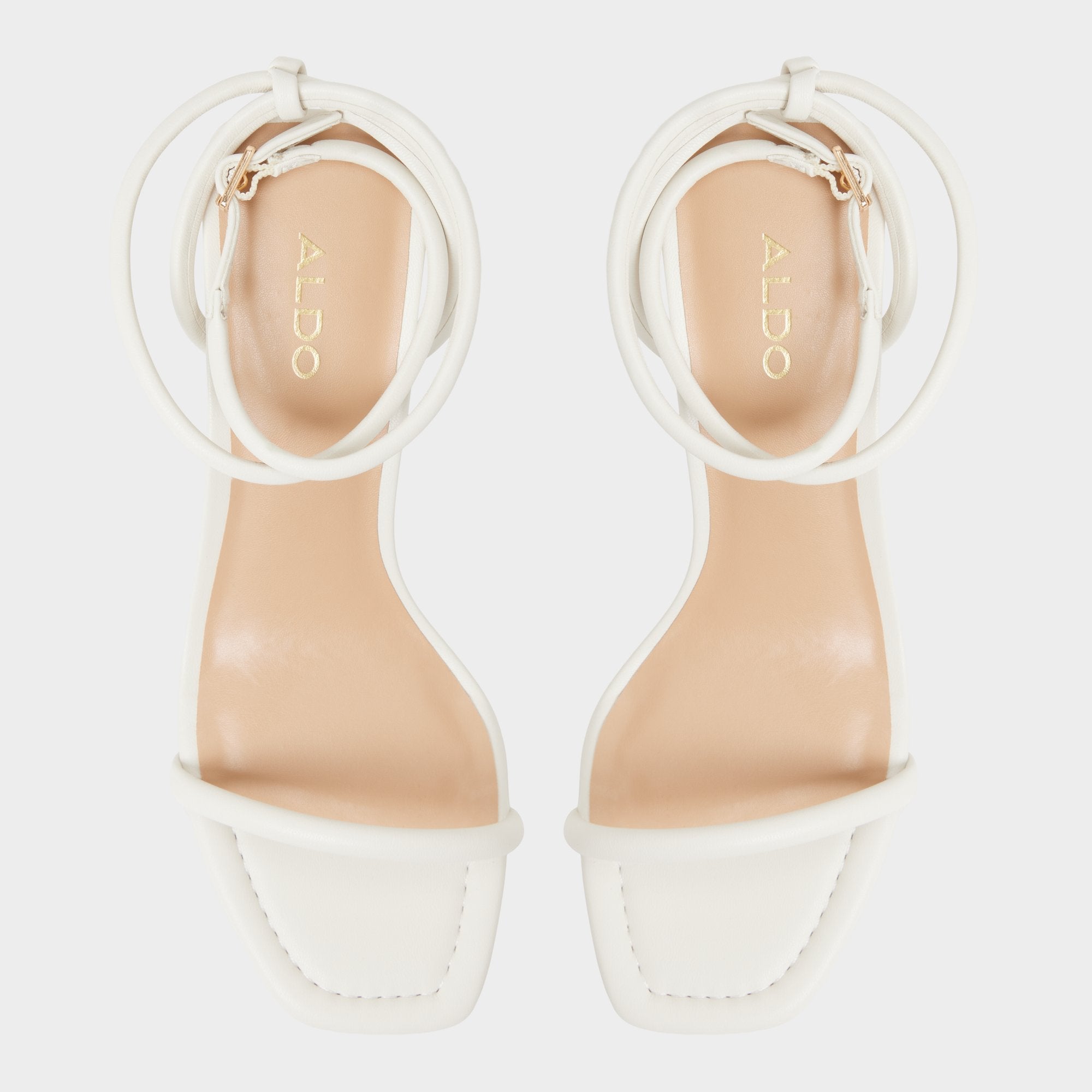 Demmi White Women's Strappy sandals - , Kitten heel | Aldo online