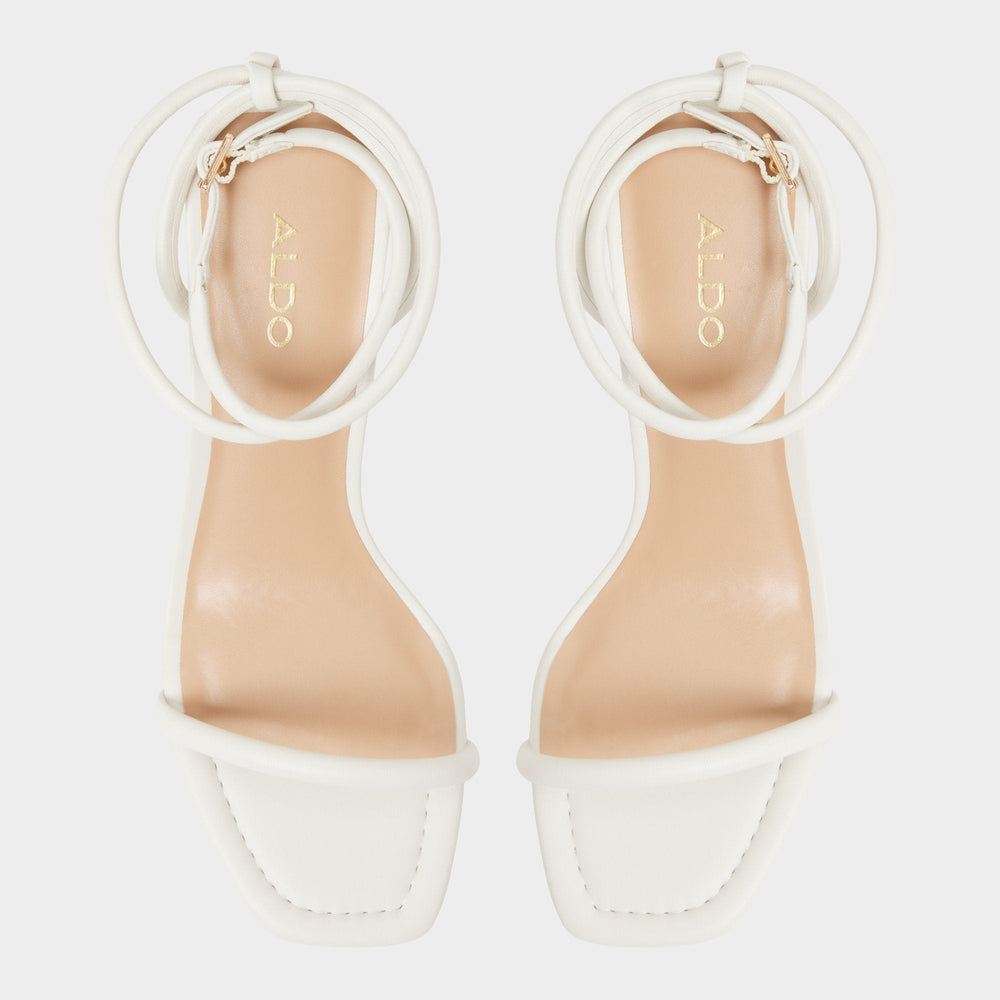 Demmi White Women's Strappy sandals - , Kitten heel | Aldo online