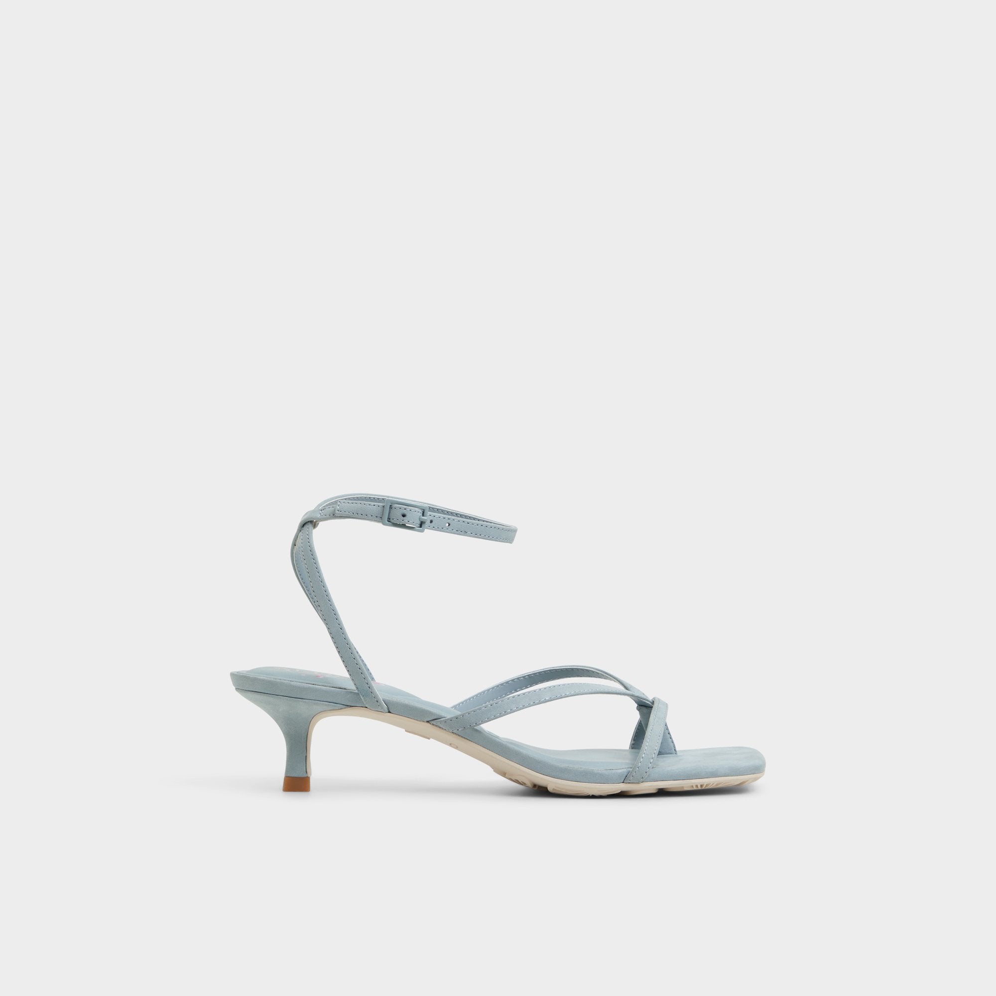 Soffie Other Blue Women's Strappy sandals - Strappy heeled sandal, Kitten heel | Aldo outlet