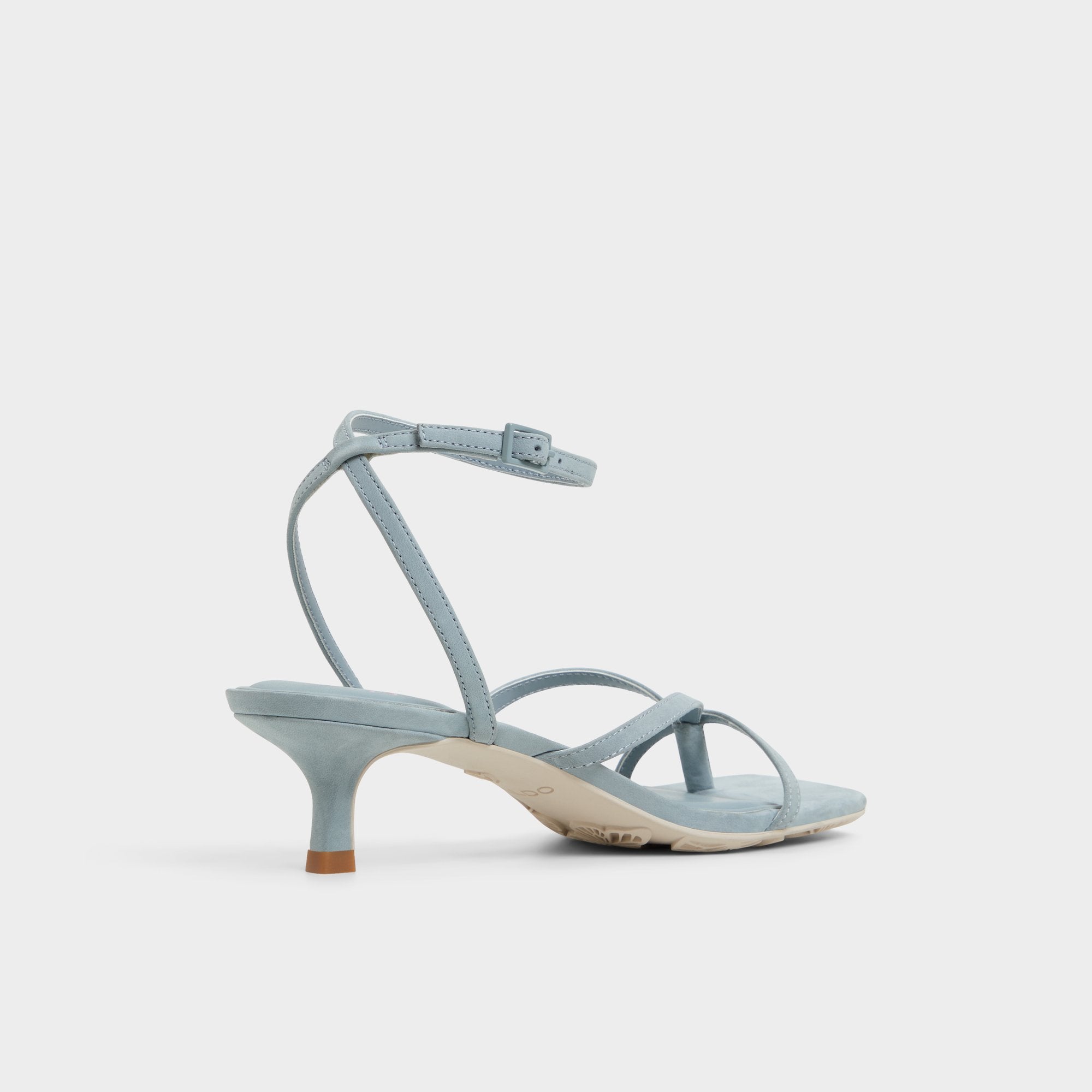 Soffie Other Blue Women's Strappy sandals - Strappy heeled sandal, Kitten heel | Aldo outlet