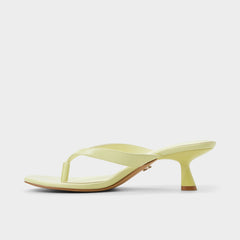 Jump Other Yellow Women's Strappy sandals - Heeled flip flop, Kitten heel | Aldo sale
