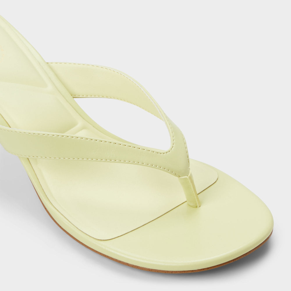 Jump Other Yellow Women's Strappy sandals - Heeled flip flop, Kitten heel | Aldo sale